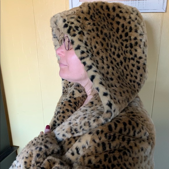 East 5th Jackets & Blazers - East 5th Faux Fur Hooded Coat